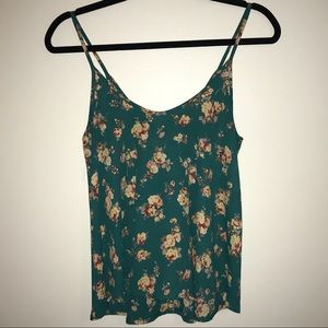 Lush tank top- floral pattern- size small